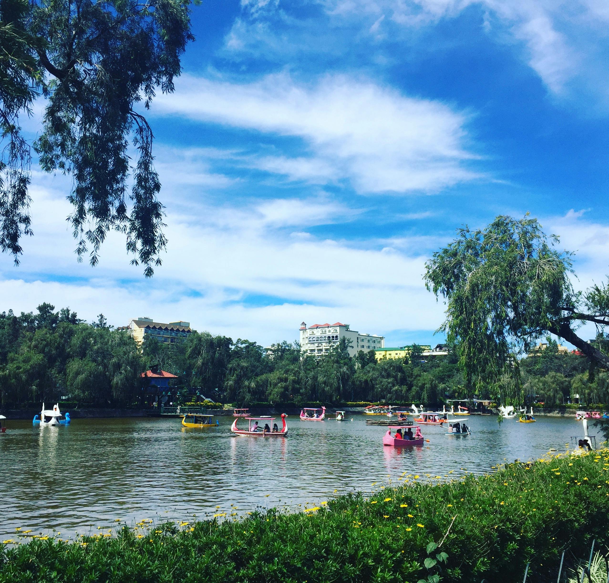 Burnham park. The most famous park in Baguio
